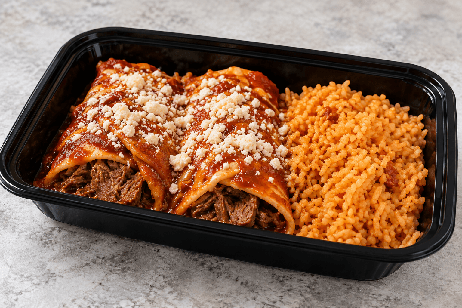 Shredded Beef Enchiladas