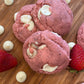 Strawberry White Chocolate Lactation Cookies